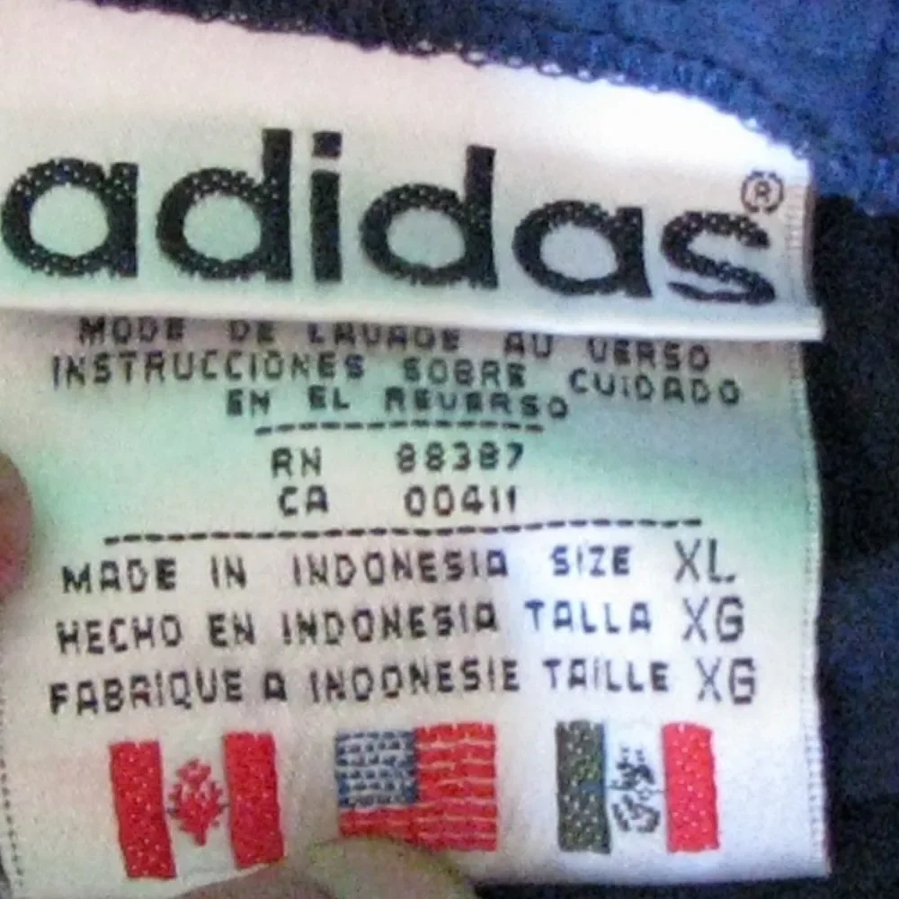 Vintage 90s Adidas 3 Stripe Wind Shorts Joggers Trainers Track